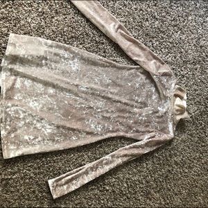 Kimchi Blue - XS - Nude Suede Mini Dress